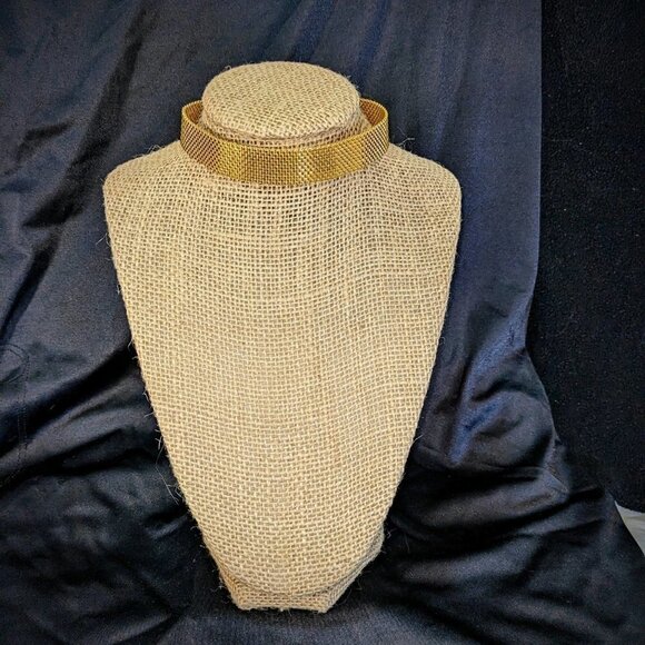 Gold Designer Choker Necklace - Picture 2 of 8